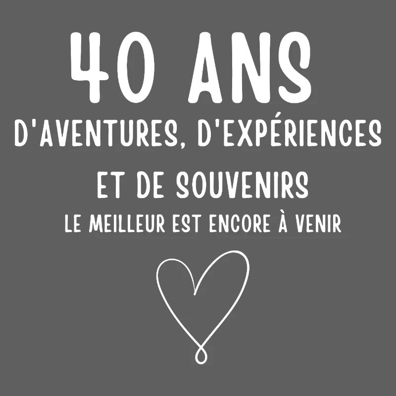 40 ans d'aventures, d'expériences et de souvenirs