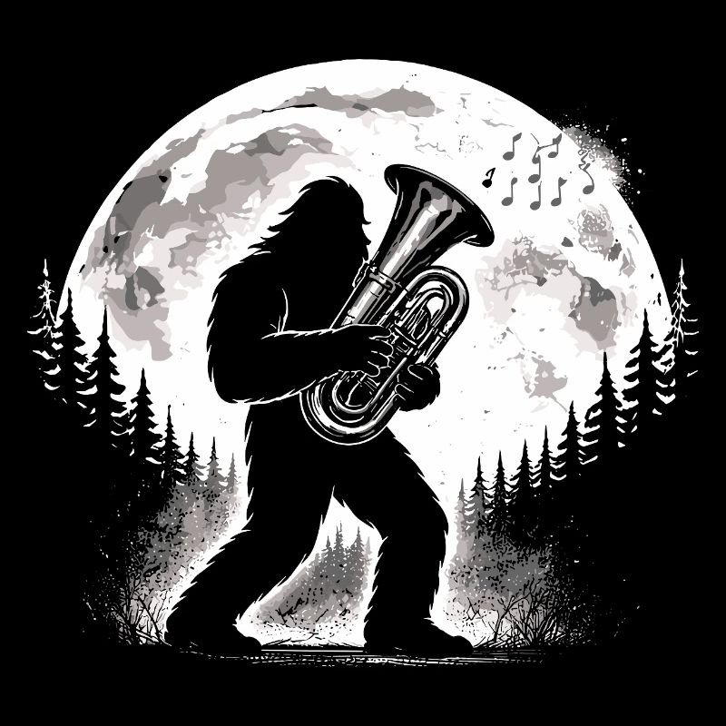 Bigfoot tuba player