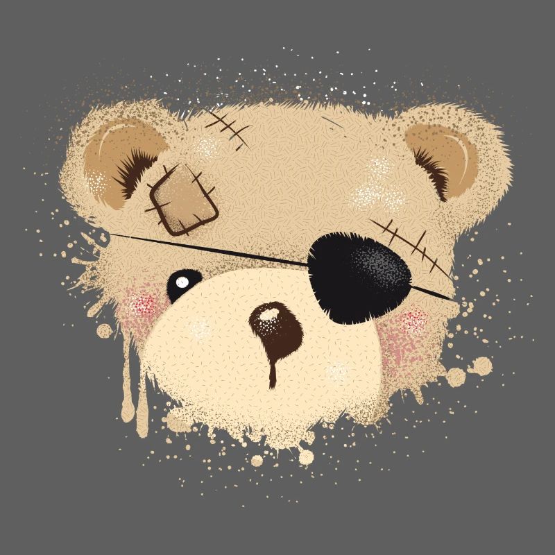 Nounours avec cache-œil