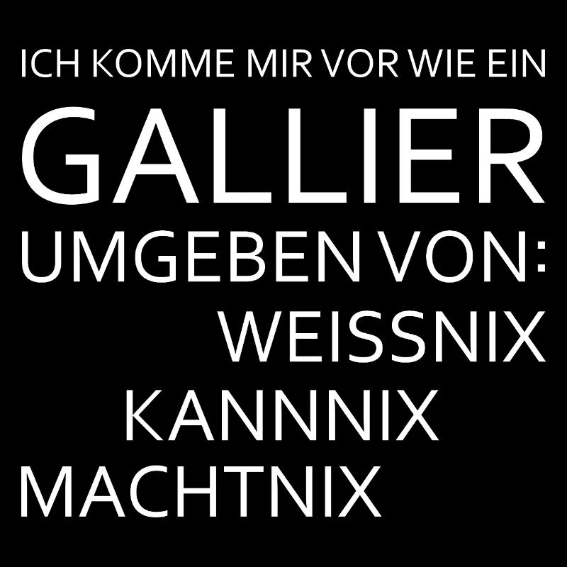 Ich komme mir vor wie ein Gallier