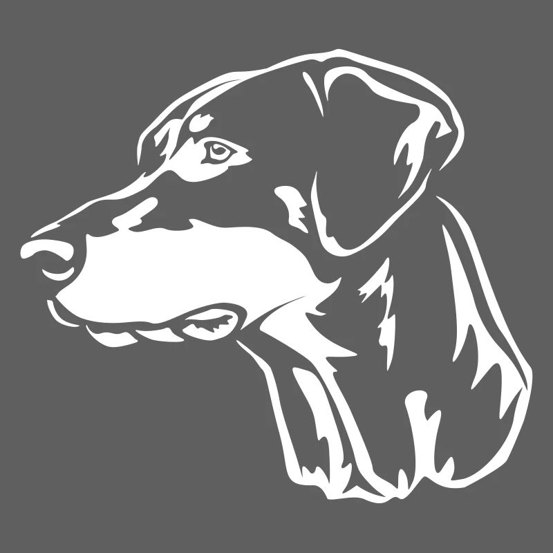 Doberman Head "Black Edition"