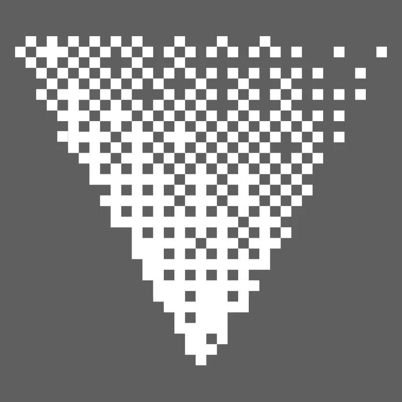 Triangular Halftone Pixel Grid