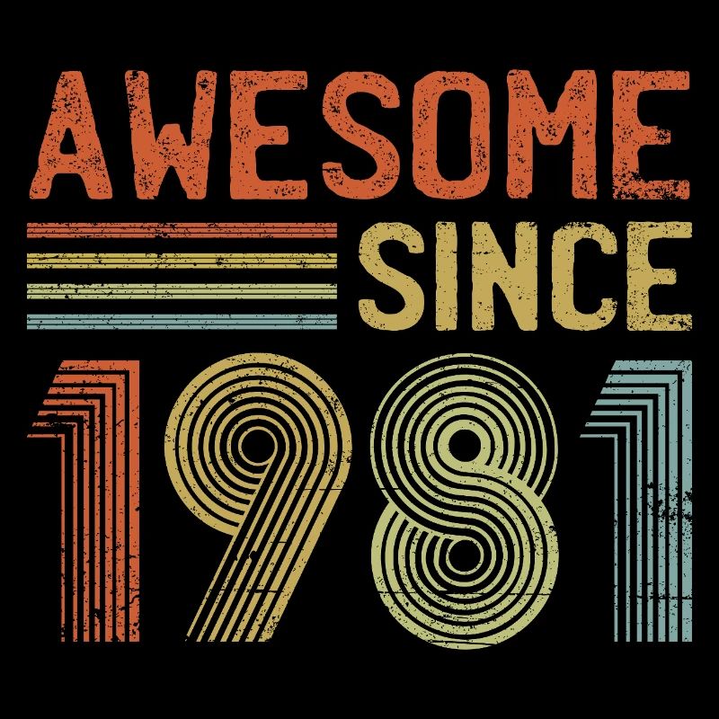 Retro 1981 Typography Design