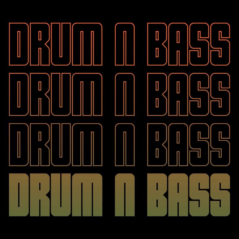 Drum N Bass Gradient Grid