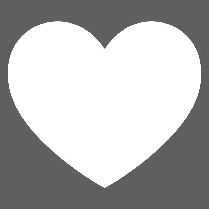 weißes Herz weiß Geschenk Valentinstag