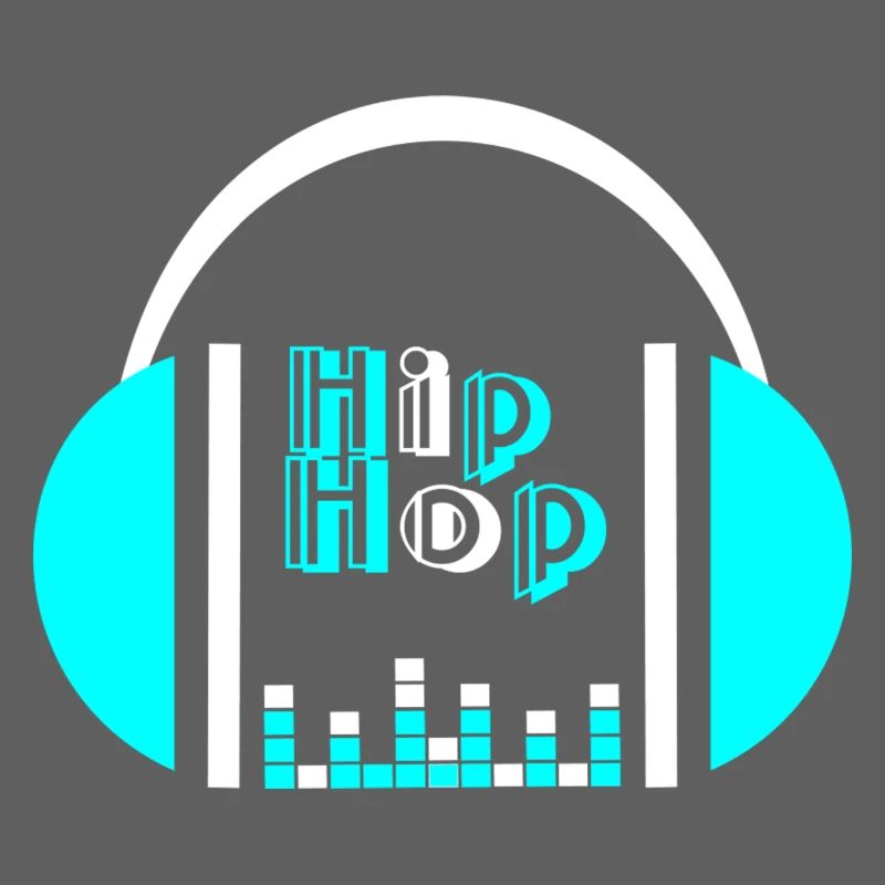 Neonkopfhörer mit Equalizer-Design