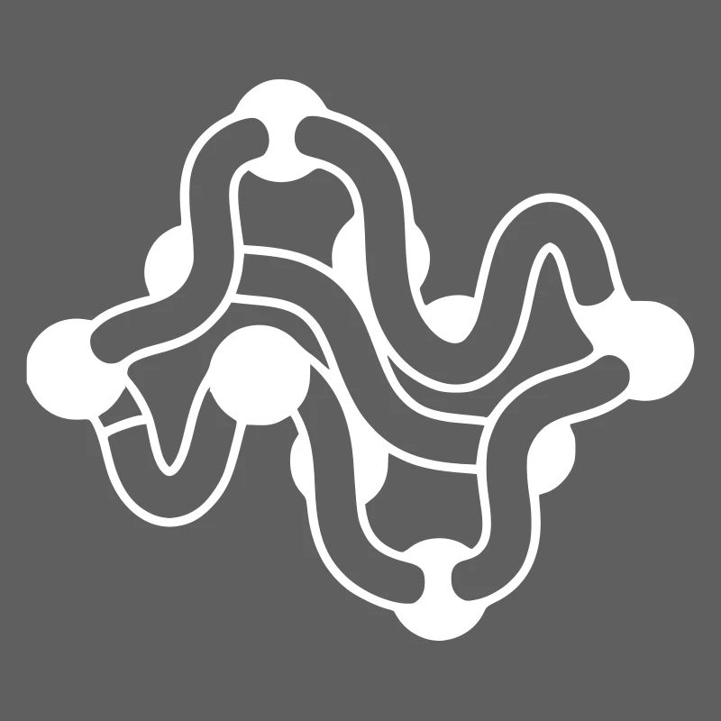 Protein folding molecule chain