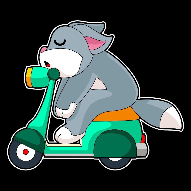 Trottinette pour chat