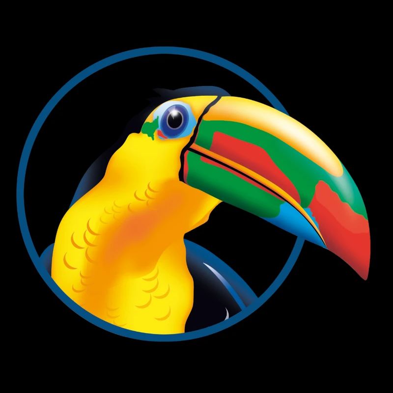 Tropical Toucan Color Explosion