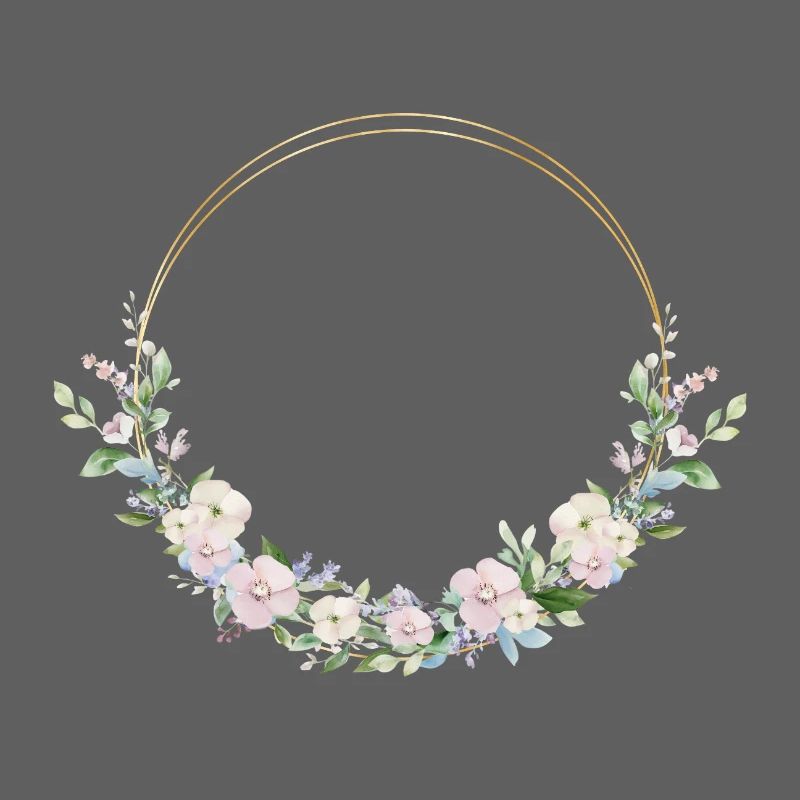 Spring Wreath - Personalizable