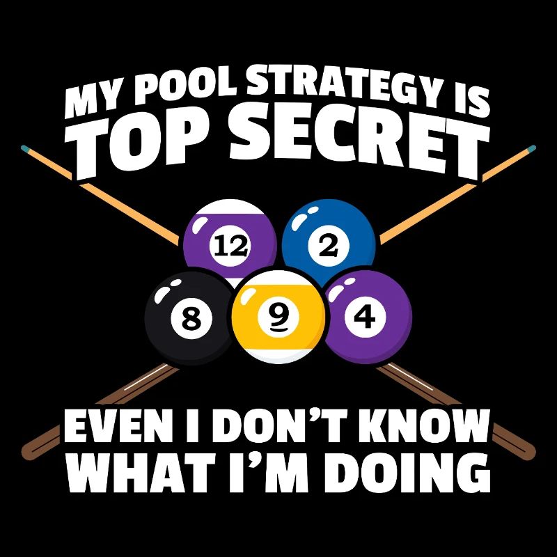 My pool strategy funny billiards billiards player