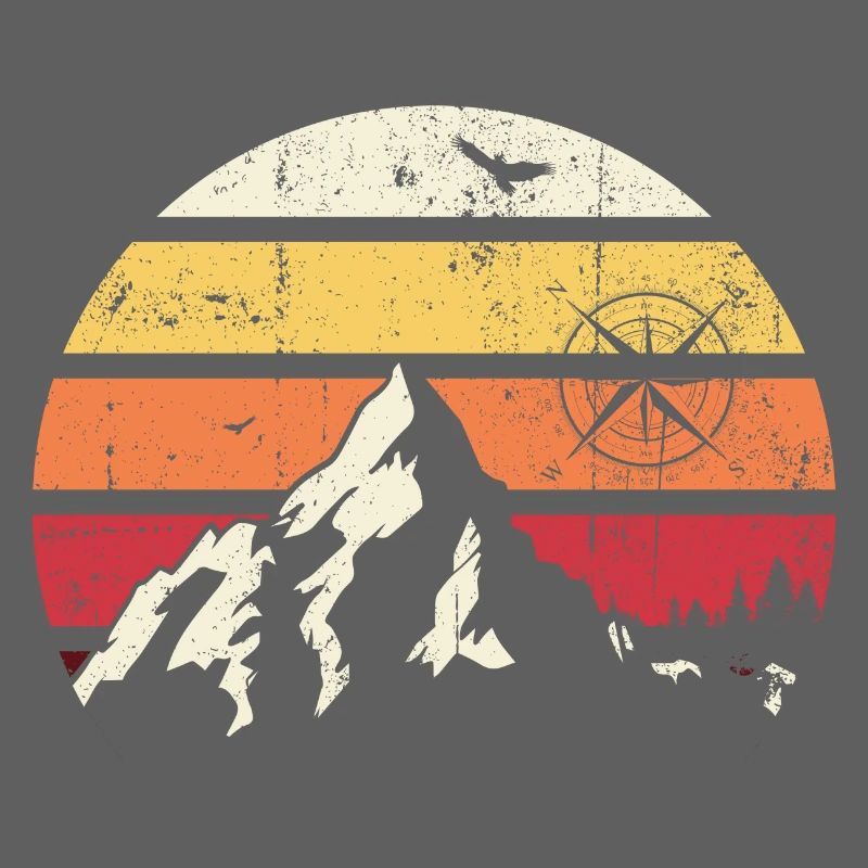 Alpine Sunset Kompass