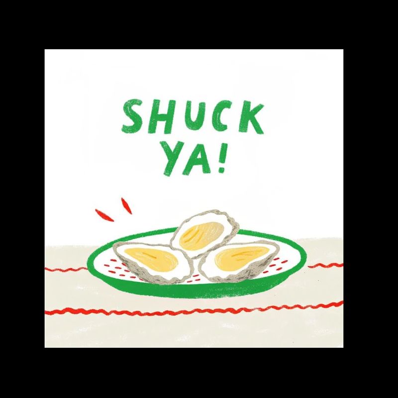 Funny oyster design