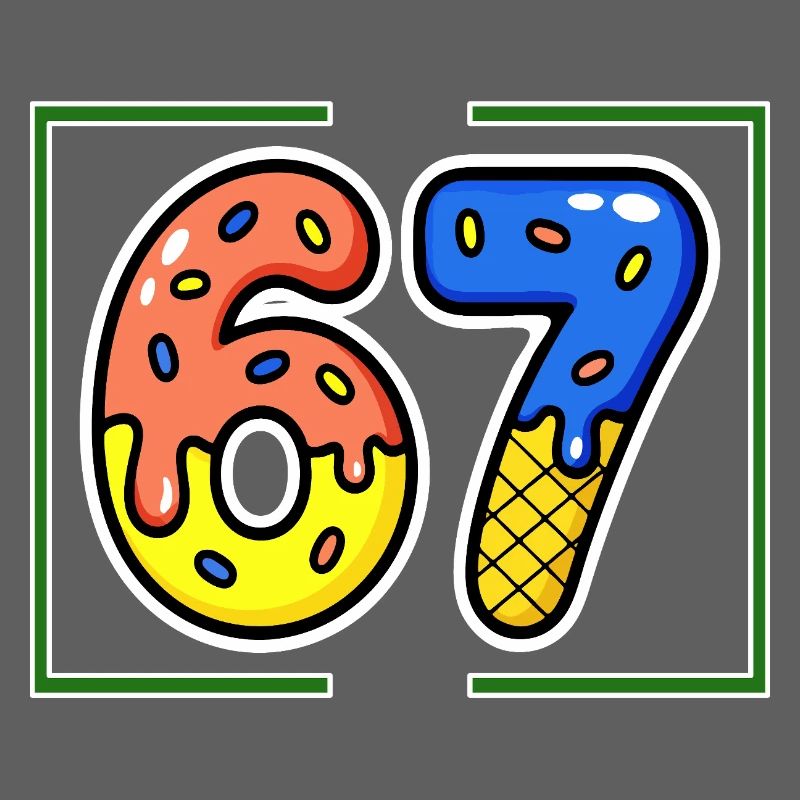 Siebenundsechzig, 67, 6, 7