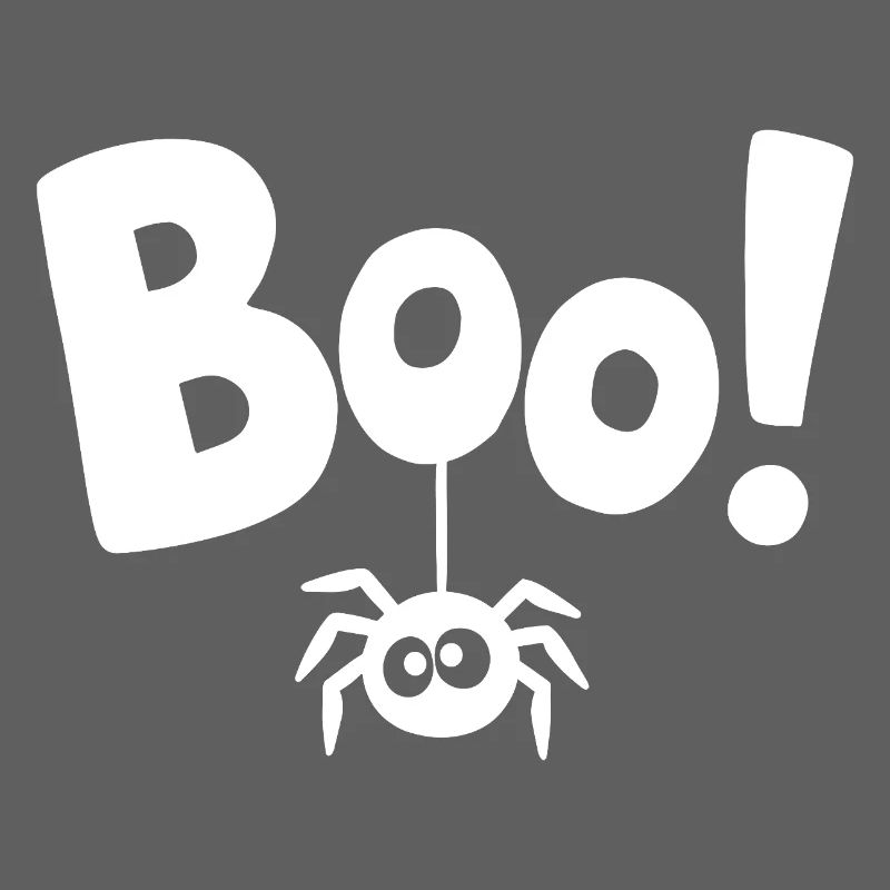 BOO! Funny Spider Statement Saying