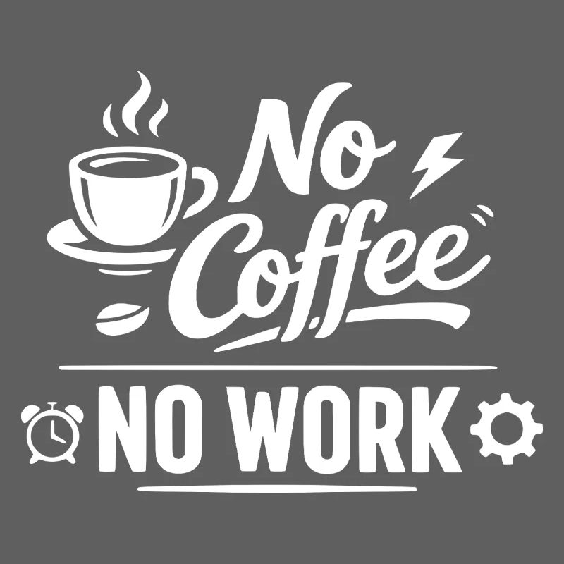 Pas de café, pas de travail