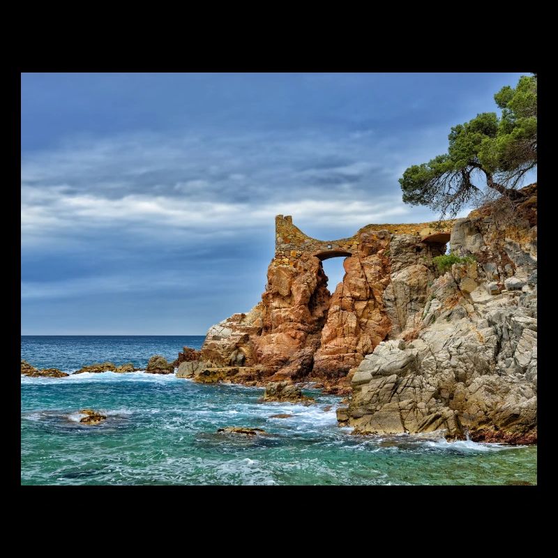 Sea Arch by Cliffside