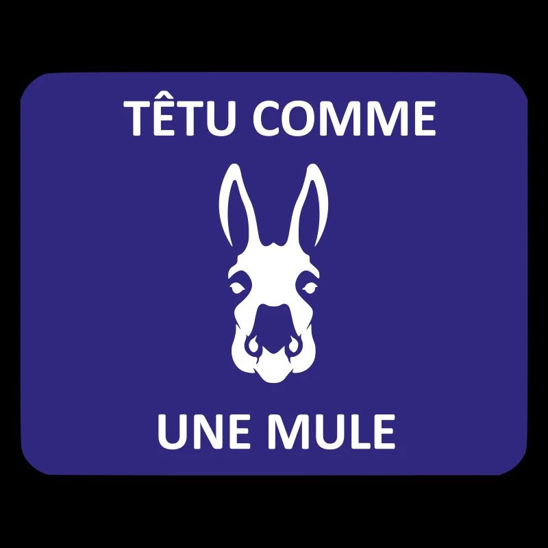 Têtu comme une mule