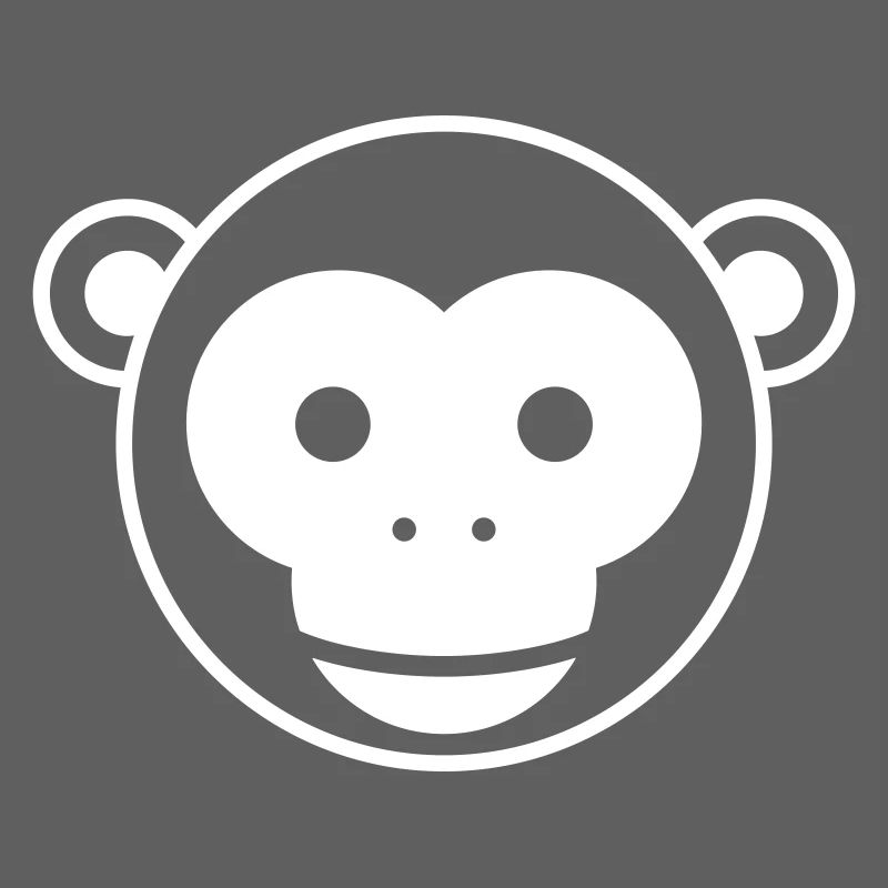 Monkey Head – Cute Monkey Face Cartoon
