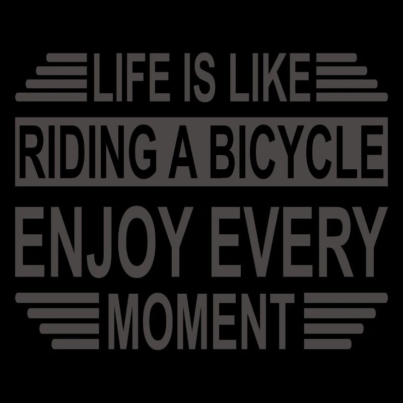 La vie, c’est comme le vélo