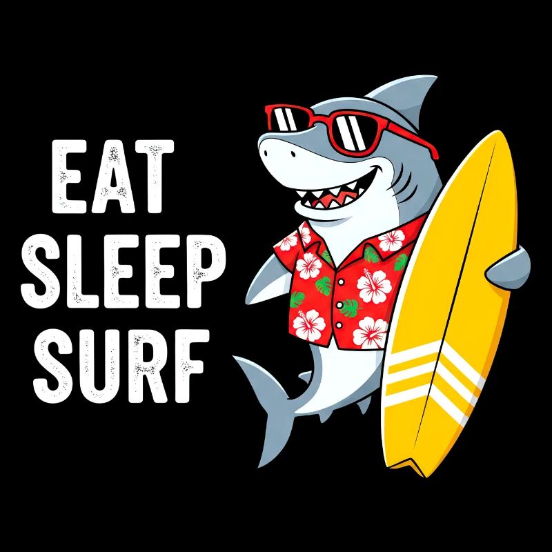 Mange Dors Requin de Surf