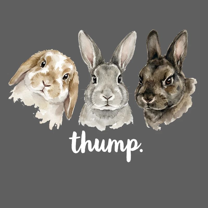 Fun rabbit knocking for rabbit lovers