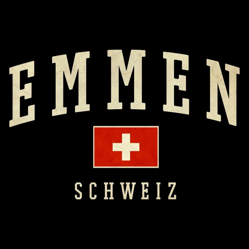 Emmen Suisse, motif avec drapeau