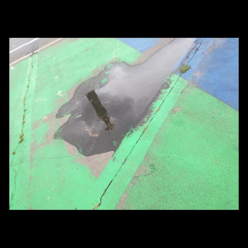CSD Berlin (mirrored Victory Column in the puddle)