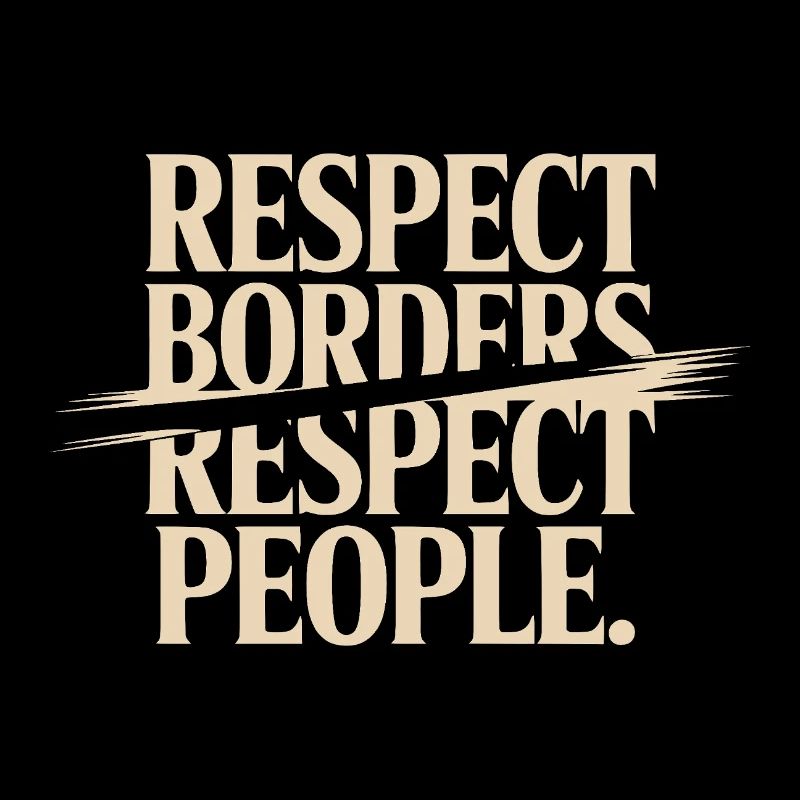 Respect Borders Respect People Greenland Protest