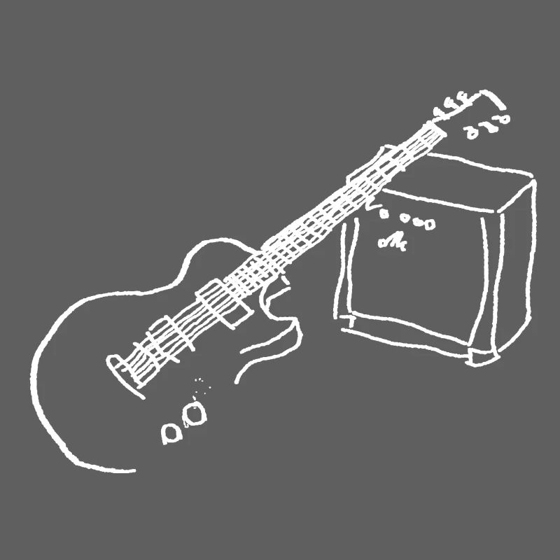 E Gitarre weiss