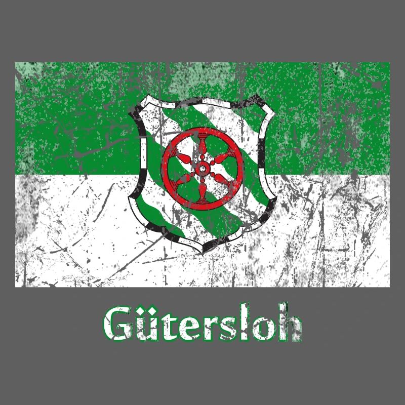 drapeau Guetersloh Stadtfahne ville drapeau drapeau