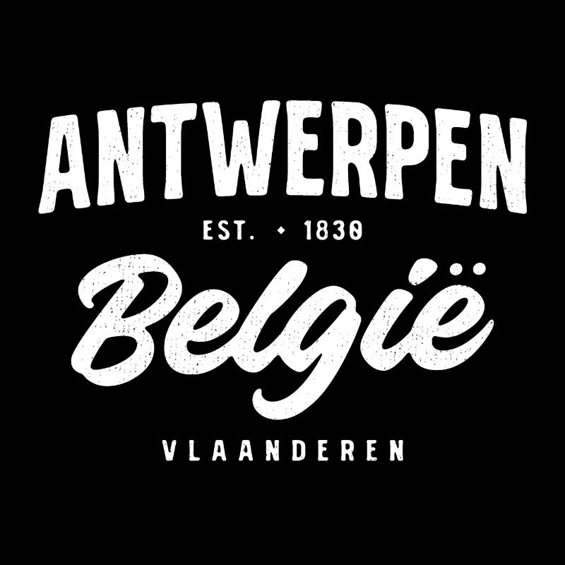 Antwerp Belgie Vintage Logo