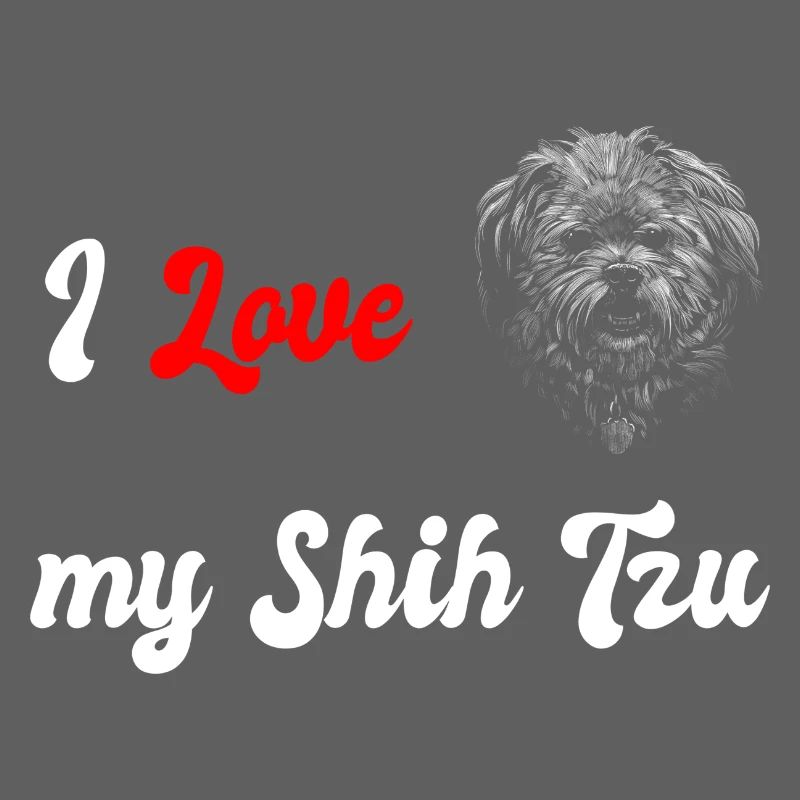 J'adore le design de mon chien Shih Tzu.