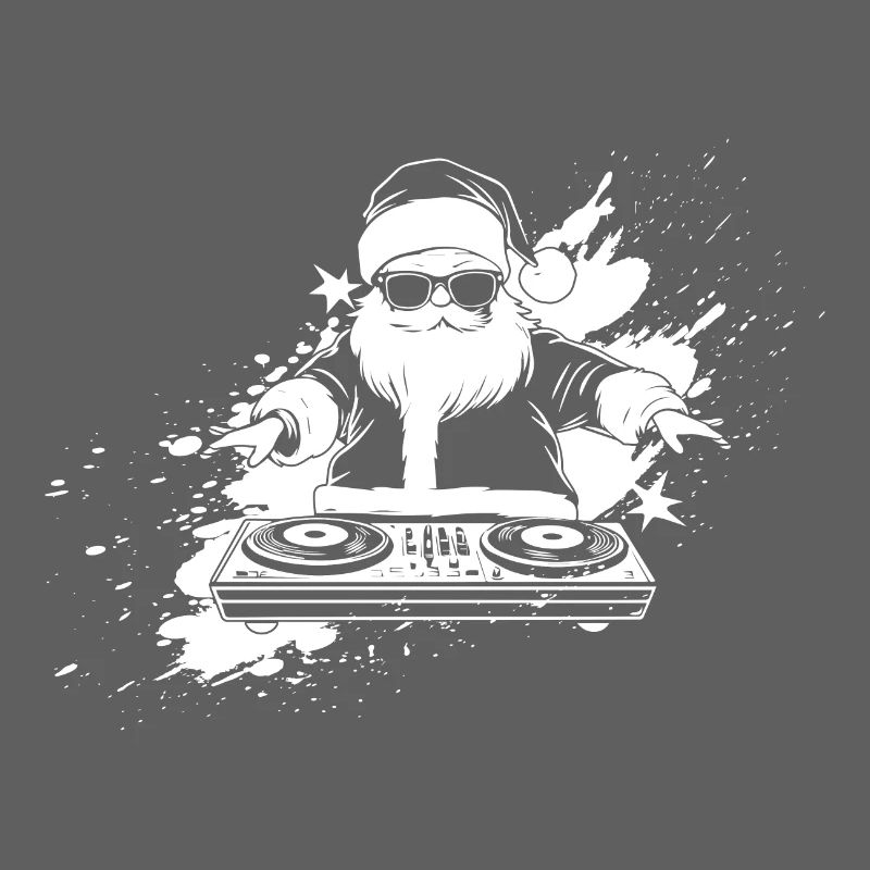 Imprimé DJ Silhouette dynamique