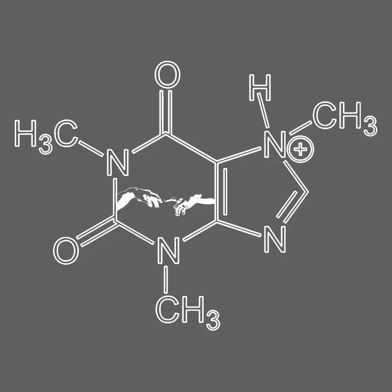 Molécule de caféine – de l’énergie pour attirer