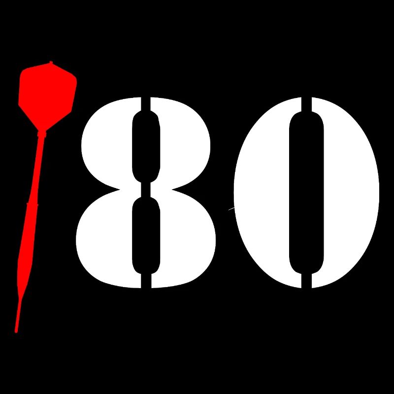 Dart 180 disant « Cent quatre-vingts ! » Triple 20