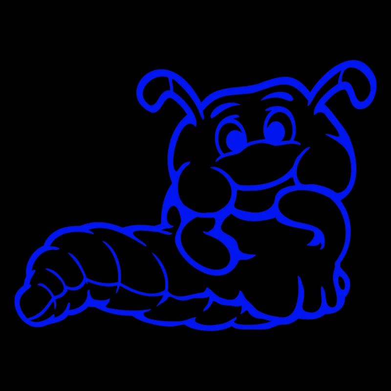 Chenille Ver Timide Amicale Curieux