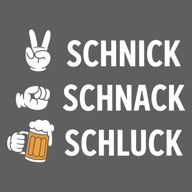 Schnich Schnack Schluck - Mème drôle de la boisson