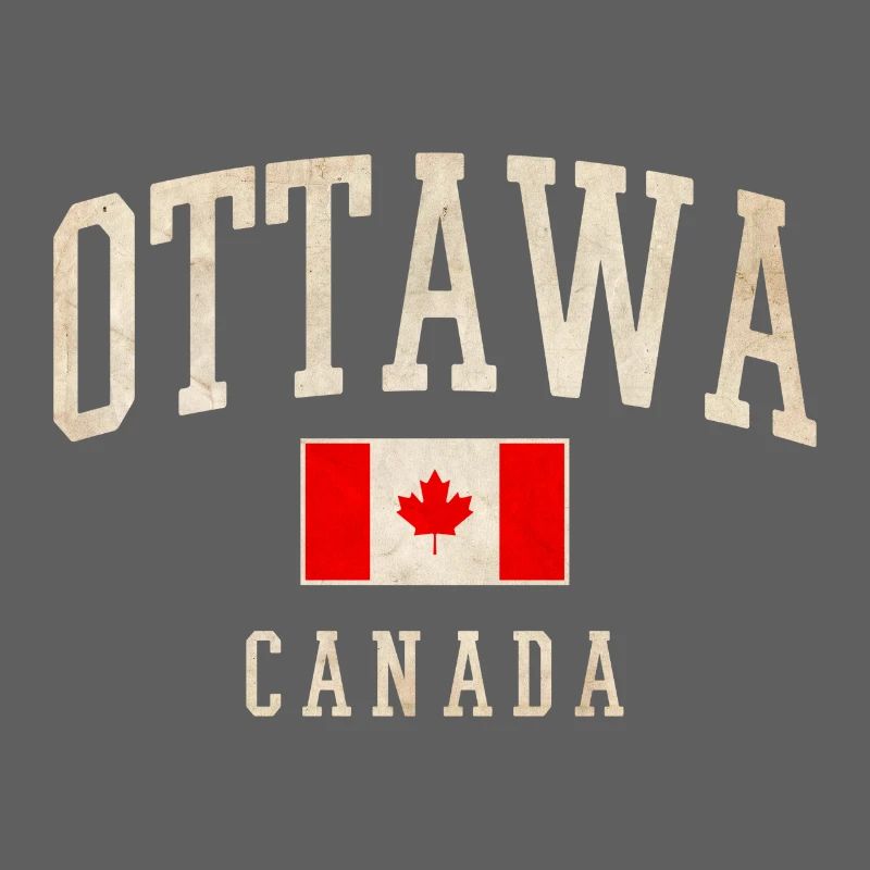 Ottawa Kanada Flaggendesign