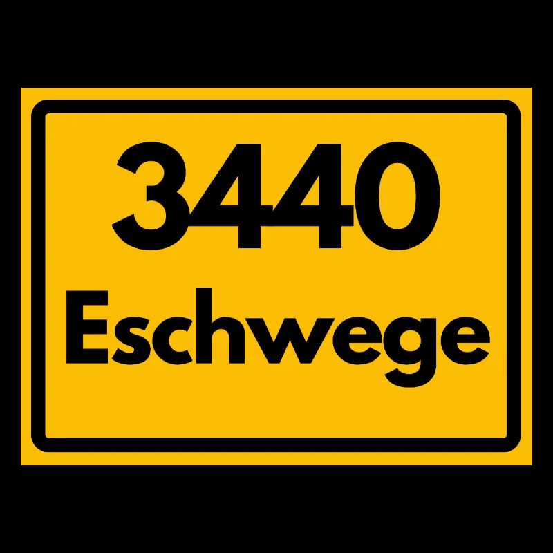 ALTE POSTLEITZAHL PLZ RETRO 3440 ESCHWEGE 