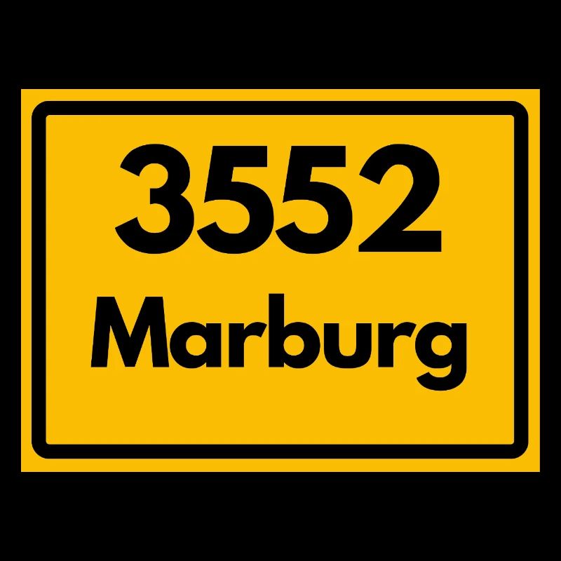 OLD POSTCODE 3552 ZIP 35037 MARBURG HESSEN