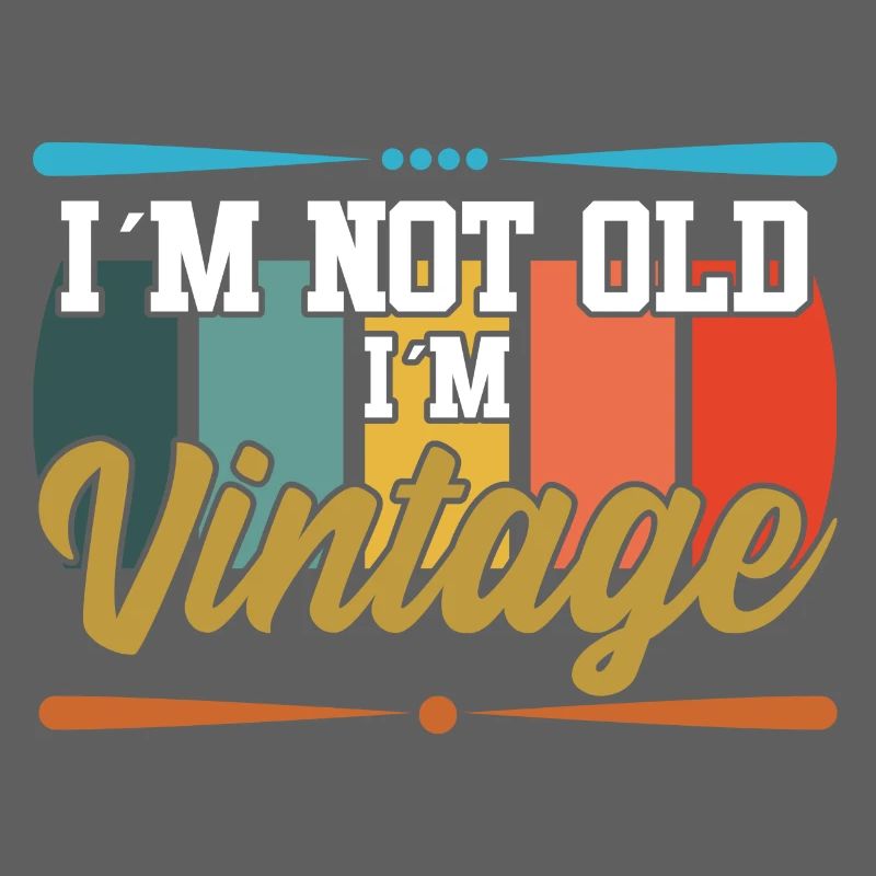 I'm not old textile gift idea