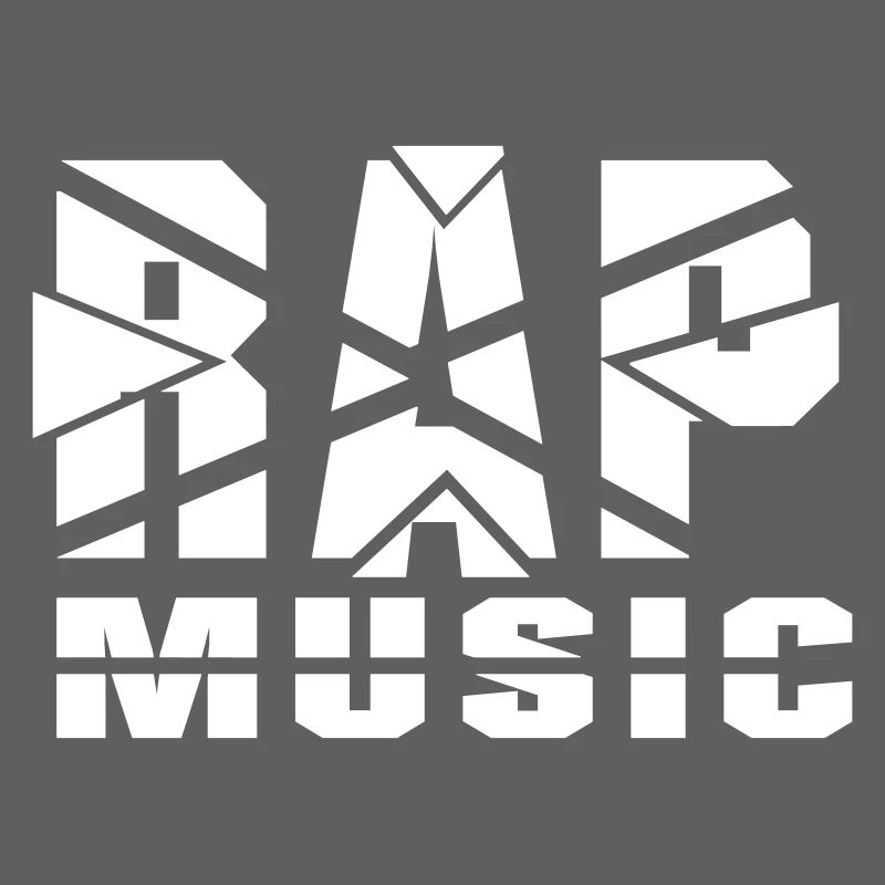Conception de musique rap découpée