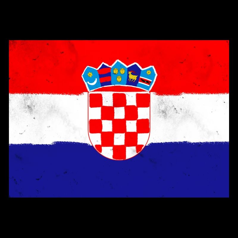 Drapeau de la Croatie