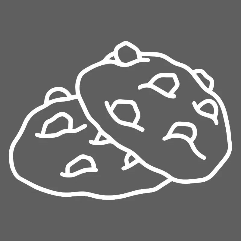 Chocolate Cookie Sketch – Cute Minimalist Design