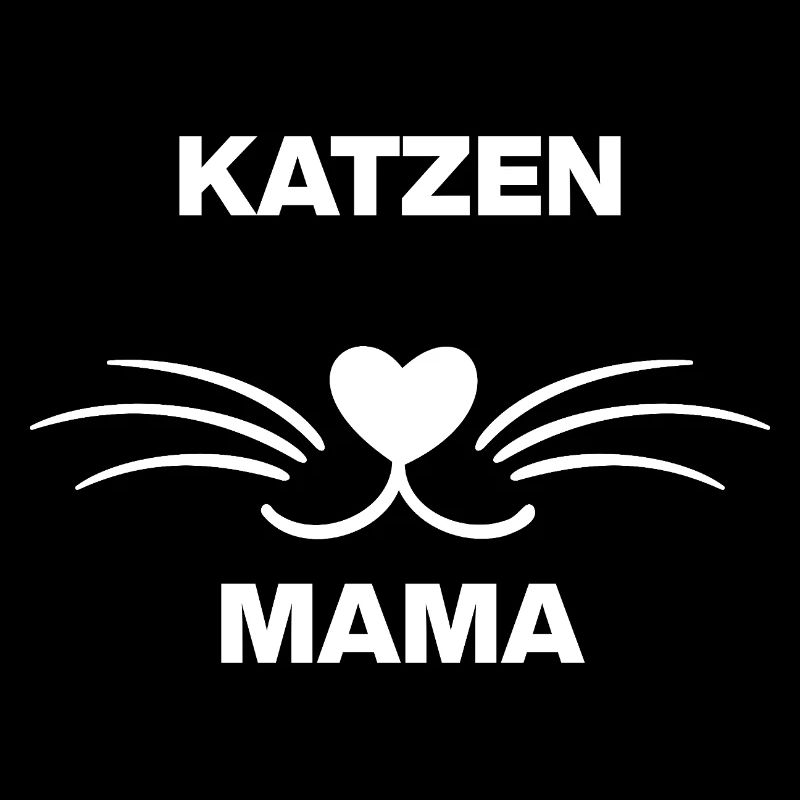 SÜSSES KATZENMAMA DESIGN – SCHNURRBART HERZ LIEBE!
