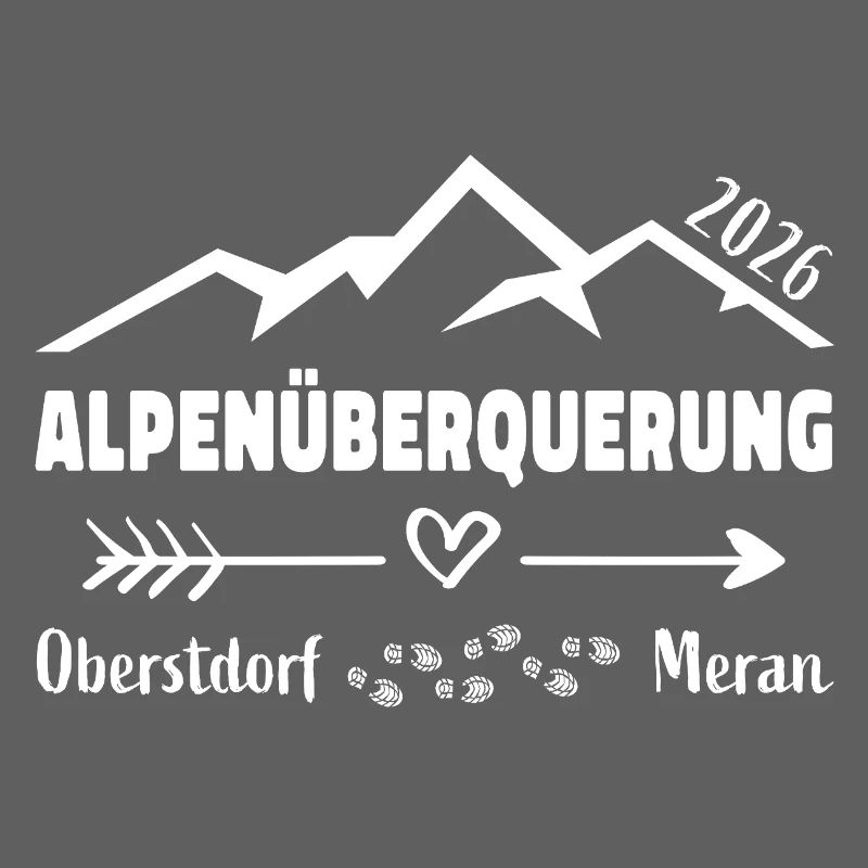 Traversée des Alpes 2026 E5 Oberstdorf Merano