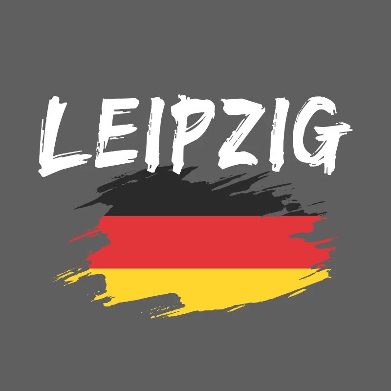 Leipzig Allemagne Drapeau