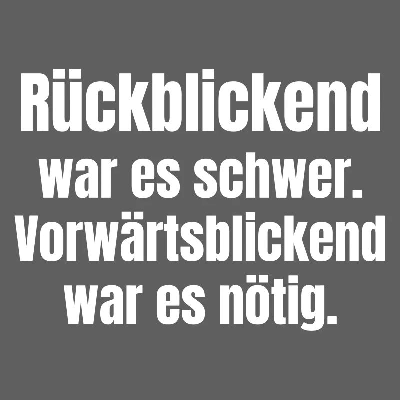 Difficile avec le recul, nécessaire pour aller de l’avant