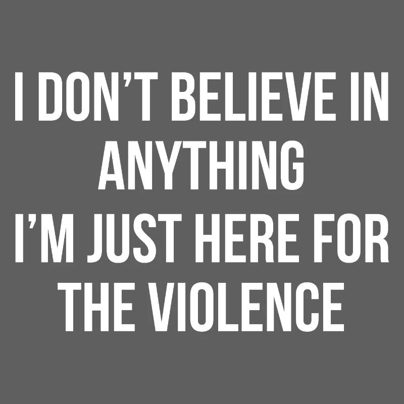 Black and white text statement